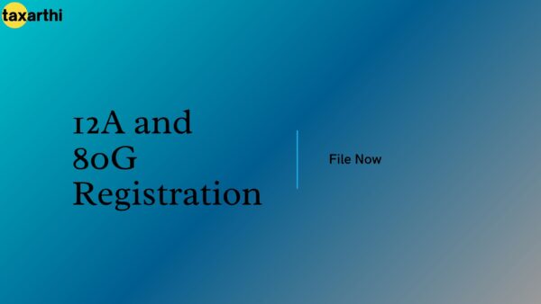 12A and 80G Registration