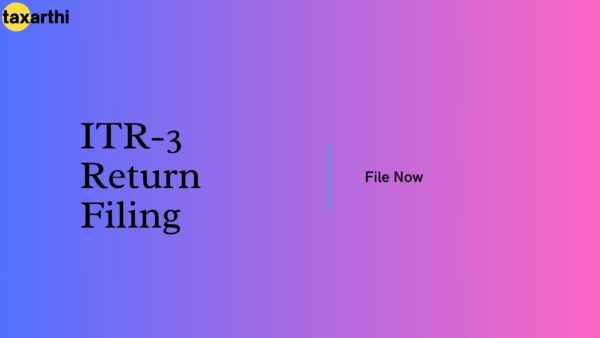 ITR-3 Return Filing