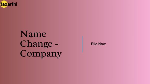 Name Change - Company