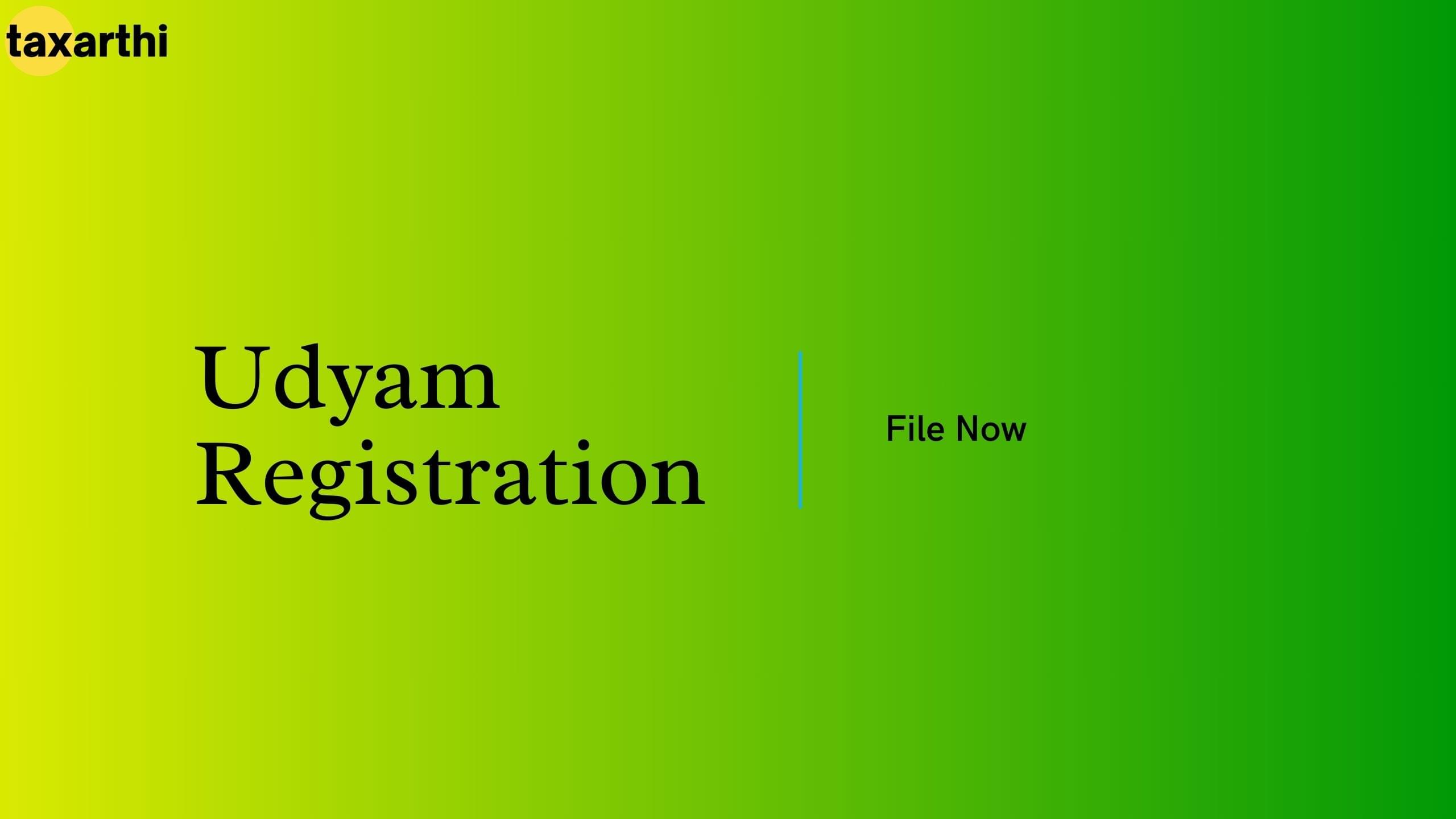 Udyam Registration